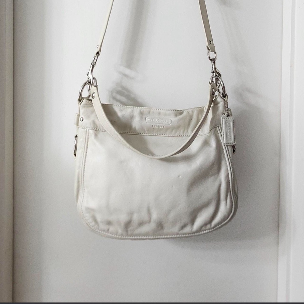 Coach Zoe Hobo Leather Shoulder Bag